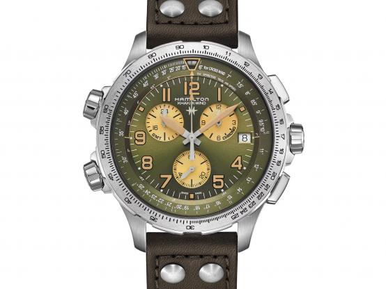 Khaki Aviation X-Wind GMT H77932560